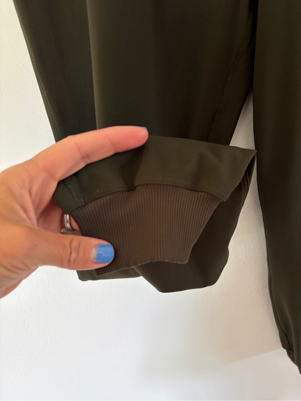 Lululemon Stretch High-Rise Jogger‎ Dark Olive Green Pull-On Pants Size 8 - Picture 10 of 11